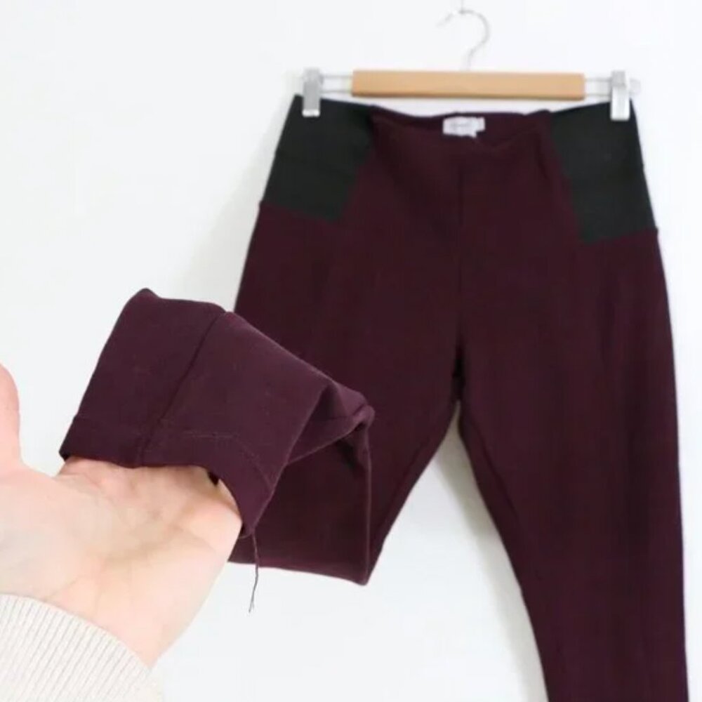*Kismet Maroon Dress Pant Legging